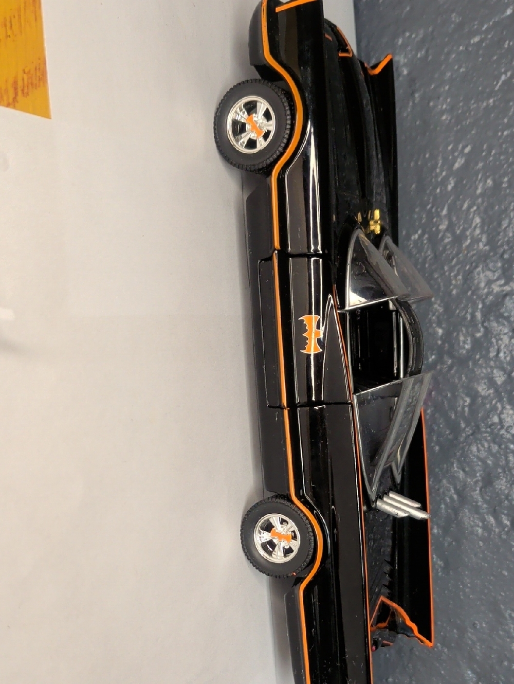 Batman Black & Orange Classic Batmobile Toy Car
